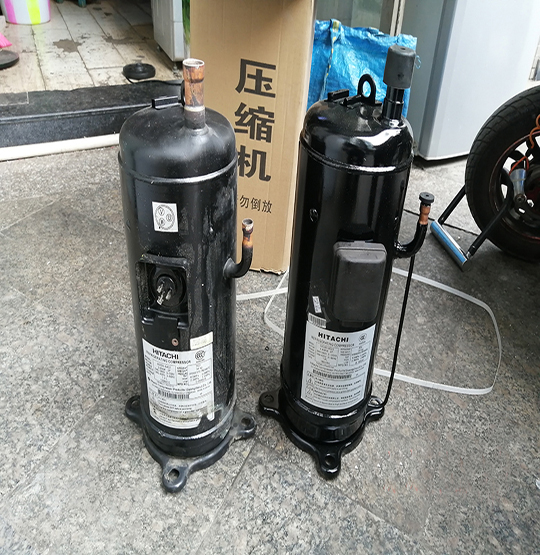 盘山中央空调压缩机的更换维修